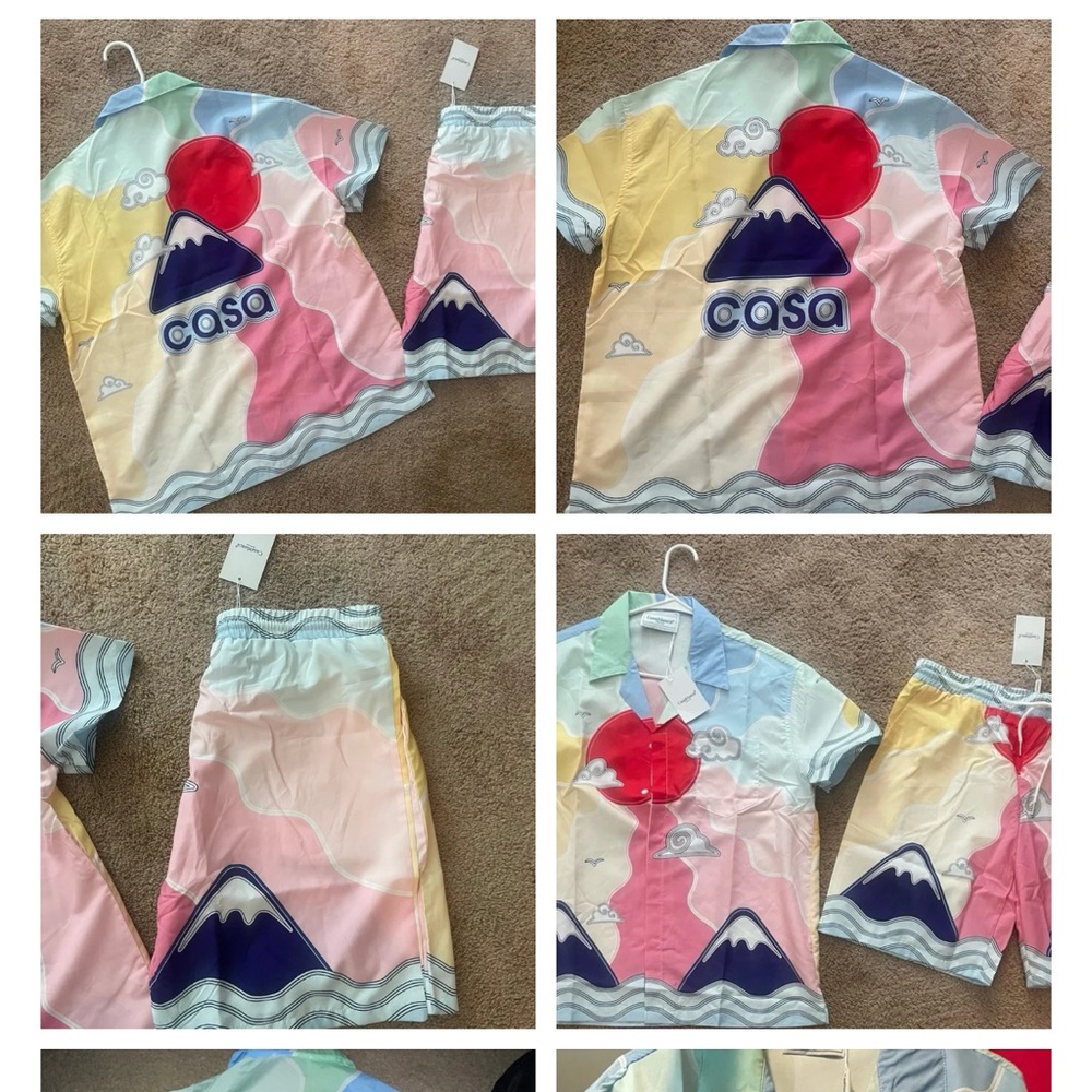 Red and Pink Casablanca set